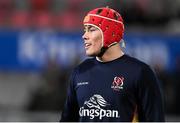 2 March 2024; Jude Postlethwaite of Ulster before the United Rugby Championship match between Ulster and Dragons at Kingspan Stadium in Belfast. Photo by Ramsey Cardy/Sportsfile