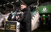 4 March 2024; Shamrock Rovers manager Stephen Bradley before the SSE Airtricity Men's Premier Division match between Shamrock Rovers and Derry City at Tallaght Stadium in Dublin. Photo by Stephen McCarthy/Sportsfile