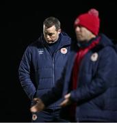 4 March 2024; St Patrick's Athletic manager Jon Daly during the SSE Airtricity Men's Premier Division match between Waterford and St Patrick's Athletic at the Regional Sports Centre in Waterford. Photo by Piaras Ó Mídheach/Sportsfile