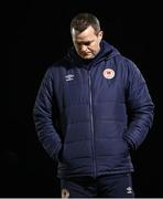 4 March 2024; St Patrick's Athletic manager Jon Daly during the SSE Airtricity Men's Premier Division match between Waterford and St Patrick's Athletic at the Regional Sports Centre in Waterford. Photo by Piaras Ó Mídheach/Sportsfile