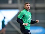 5 March 2024; Jordan Larmour during an Ireland rugby training session at the IRFU High Performance Centre at the Sport Ireland Campus in Dublin. Photo by Piaras Ó Mídheach/Sportsfile