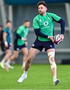 5 March 2024; Hugo Keenan during an Ireland rugby training session at the IRFU High Performance Centre at the Sport Ireland Campus in Dublin. Photo by Piaras Ó Mídheach/Sportsfile