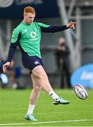 5 March 2024; Ciarán Frawley during an Ireland rugby training session at the IRFU High Performance Centre at the Sport Ireland Campus in Dublin. Photo by Piaras Ó Mídheach/Sportsfile