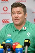 5 March 2024; National scrum coach John Fogarty during an Ireland rugby media conference at the Sport Ireland Campus Conference Centre in Dublin.  Photo by Piaras Ó Mídheach/Sportsfile