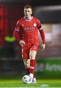 4 March 2024; Gavin Molloy of Shelbourne during the SSE Airtricity Men's Premier Division match between Shelbourne and Galway United at Tolka Park in Dublin. Photo by Harry Murphy/Sportsfile