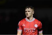 4 March 2024; JJ Lunney of Shelbourne during the SSE Airtricity Men's Premier Division match between Shelbourne and Galway United at Tolka Park in Dublin. Photo by Harry Murphy/Sportsfile