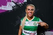 6 March 2024; Savannah McCarthy during a Shamrock Rovers squad portrait session at Roadstone Group Sports Club in Dublin. Photo by Piaras Ó Mídheach/Sportsfile