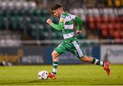 4 March 2024; Dylan Watts of Shamrock Rovers during the SSE Airtricity Men's Premier Division match between Shamrock Rovers and Derry City at Tallaght Stadium in Dublin. Photo by Stephen McCarthy/Sportsfile