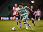 4 March 2024; Aaron Greene of Shamrock Rovers during the SSE Airtricity Men's Premier Division match between Shamrock Rovers and Derry City at Tallaght Stadium in Dublin. Photo by Stephen McCarthy/Sportsfile