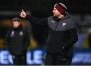 4 March 2024; Derry City manager Ruaidhrí Higgins during the SSE Airtricity Men's Premier Division match between Shamrock Rovers and Derry City at Tallaght Stadium in Dublin. Photo by Stephen McCarthy/Sportsfile