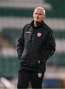 4 March 2024; Derry City assistant manager Paul Hegarty before the SSE Airtricity Men's Premier Division match between Shamrock Rovers and Derry City at Tallaght Stadium in Dublin. Photo by Stephen McCarthy/Sportsfile