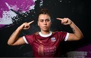 6 March 2024; Jenna Slattery during a Galway United FC squad portrait session at The Galmont Hotel in Galway. Photo by Seb Daly/Sportsfile