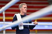 7 March 2024; Great Britain coach Lee Pullen during day five at the Paris 2024 Olympic Boxing Qualification Tournament at E-Work Arena in Busto Arsizio, Italy. Photo by Ben McShane/Sportsfile
