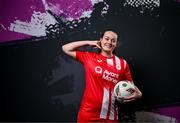 7 March 2024; Katie Melly during a Sligo Rovers FC squad portrait session at The Showgrounds in Sligo. Photo by Stephen McCarthy/Sportsfile