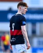 7 March 2024; Evan Kelleher of The High School during the Bank of Ireland Vinnie Murray Cup final match between St Fintan's High School and The High School at Energia Park in Dublin. Photo by Tyler Miller/Sportsfile