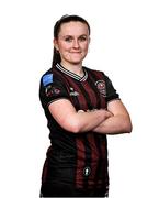 5 March 2024; Aoife Brophy during a Bohemians squad portrait session at DCU Sports Complex in Dublin. Photo by Piaras Ó Mídheach/Sportsfile
