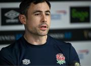 8 March 2024; England defence coach Felix Jones during an England rugby media conference at Twickenham Stadium in London, England. Photo by Harry Murphy/Sportsfile