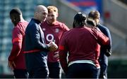 8 March 2024; Head coach Steve Borthwick during an England rugby captain's run at Twickenham Stadium in London, England. Photo by Harry Murphy/Sportsfile