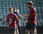 8 March 2024; George Ford and Ollie Chessum during an England rugby captain's run at Twickenham Stadium in London, England. Photo by Harry Murphy/Sportsfile