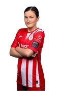 7 March 2024; Keri Loughrey during a Sligo Rovers FC squad portrait session at The Showgrounds in Sligo. Photo by Stephen McCarthy/Sportsfile