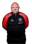 5 March 2024; Assistant manager Alan Murphy during a Bohemians squad portrait session at DCU Sports Complex in Dublin. Photo by Piaras Ó Mídheach/Sportsfile