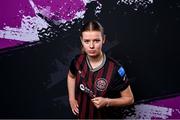 5 March 2024; Grace Kelly during a Bohemians squad portrait session at DCU Sports Complex in Dublin. Photo by Piaras Ó Mídheach/Sportsfile