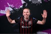 5 March 2024; Anna Hegarty during a Bohemians squad portrait session at DCU Sports Complex in Dublin. Photo by Piaras Ó Mídheach/Sportsfile
