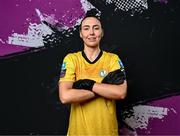 6 March 2024; Goalkeeper Amanda Budden during a Shamrock Rovers squad portrait session at Roadstone Group Sports Club in Dublin. Photo by Piaras Ó Mídheach/Sportsfile