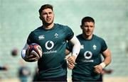 8 March 2024; Jack Crowley during an Ireland rugby captain's run at Twickenham Stadium in London, England. Photo by Harry Murphy/Sportsfile