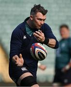 8 March 2024; Peter O’Mahony during an Ireland rugby captain's run at Twickenham Stadium in London, England. Photo by Harry Murphy/Sportsfile
