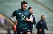 8 March 2024; Jack Crowley during an Ireland rugby captain's run at Twickenham Stadium in London, England. Photo by Harry Murphy/Sportsfile