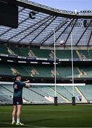 8 March 2024; Dan Sheehan during an Ireland rugby captain's run at Twickenham Stadium in London, England. Photo by Harry Murphy/Sportsfile