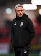 8 March 2024; Waterford manager Keith Long before the SSE Airtricity Men's Premier Division match between Derry City and Waterford at The Ryan McBride Brandywell Stadium in Derry. Photo by Ramsey Cardy/Sportsfile