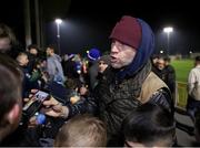 8 March 2024; Former USA international and Premier League star Jay DeMerit with supporters before the SSE Airtricity Men's First Division match between Treaty United and Bray Wanderers at Markets Field in Limerick. Photo by Michael P Ryan/Sportsfile