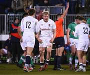 8 March 2024; Nathan Michelow of England celebrates a penalty during the U20 Six Nations Rugby Championship match between England and Ireland at The Recreation Ground in Bath, England. Photo by Harry Murphy/Sportsfile