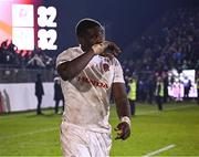 8 March 2024; Junior Kpoku of England after the U20 Six Nations Rugby Championship match between England and Ireland at The Recreation Ground in Bath, England. Photo by Harry Murphy/Sportsfile
