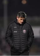 8 March 2024; Bohemians manager Declan Devine during the SSE Airtricity Men's Premier Division match between Bohemians and Shelbourne at Dalymount Park in Dublin. Photo by Shauna Clinton/Sportsfile