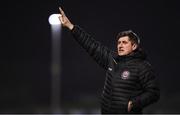 8 March 2024; Bohemians manager Declan Devine during the SSE Airtricity Men's Premier Division match between Bohemians and Shelbourne at Dalymount Park in Dublin. Photo by Shauna Clinton/Sportsfile