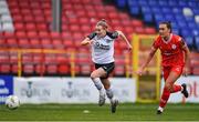 9 March 2024; Emma Doherty of Sligo Rovers in action against Jess Gargan of Shelbourne during the SSE Airtricity Women's Premier Division match between Shelbourne and Sligo Rovers at Tolka Park in Dublin. Photo by Shauna Clinton/Sportsfile