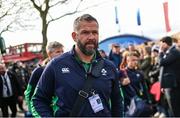 9 March 2024; Ireland head coach Andy Farrell arrives before the Guinness Six Nations Rugby Championship match between England and Ireland at Twickenham Stadium in London, England. Photo by David Fitzgerald/Sportsfile