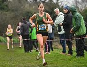 9 March 2024; Lucy Foster of Down HS Downpatrick, competes in the senior girls 3500m during the 123.ie All Ireland Schools Cross Country Championships at Tymon Park in Tallaght, Dublin. Photo by Sam Barnes/Sportsfile