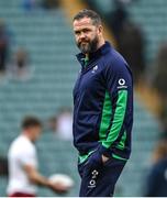 9 March 2024; Ireland head coach Andy Farrell before the Guinness Six Nations Rugby Championship match between England and Ireland at Twickenham Stadium in London, England. Photo by David Fitzgerald/Sportsfile