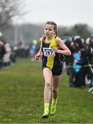 9 March 2024; Holly Renton of SH Westport, Mayo, on her way to finishing third in the junior girls 2500m during the 123.ie All Ireland Schools Cross Country Championships at Tymon Park in Tallaght, Dublin. Photo by Sam Barnes/Sportsfile