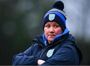 9 March 2024; DLR Waves manager Laura Heffernan during the SSE Airtricity Women's Premier Division match between DLR Waves and Shamrock Rovers at UCD Bowl in Belfield, Dublin. Photo by Tyler Miller/Sportsfile