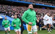 9 March 2024; Jack Conan of Ireland runs out before the Guinness Six Nations Rugby Championship match between England and Ireland at Twickenham Stadium in London, England. Photo by David Fitzgerald/Sportsfile
