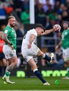 9 March 2024; George Ford of England kicks a penalty during the Guinness Six Nations Rugby Championship match between England and Ireland at Twickenham Stadium in London, England. Photo by David Fitzgerald/Sportsfile