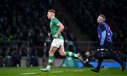9 March 2024; Ciarán Frawley of Ireland leaves the pitch for a head injury assessment during the Guinness Six Nations Rugby Championship match between England and Ireland at Twickenham Stadium in London, England. Photo by Harry Murphy/Sportsfile