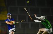 9 March 2024; John McGrath of Tipperary in action against Fergal O’Connor of Limerick during the Allianz Hurling League Division 1 Group B match between Limerick and Tipperary at SuperValu Páirc Uí Chaoimh in Cork. Photo by Seb Daly/Sportsfile