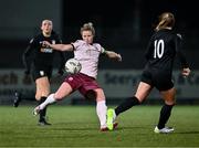 9 March 2024; Lynsey McKey of Galway United during the SSE Airtricity Women's Premier Division match between Athlone Town and Galway United at Athlone Town Stadium in Westmeath. Photo by Piaras Ó Mídheach/Sportsfile