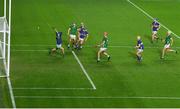 9 March 2024; Jason Forde of Tipperary scores his side's first goal past Limerick goalkeeper Nickie Quaid during the Allianz Hurling League Division 1 Group B match between Limerick and Tipperary at SuperValu Páirc Uí Chaoimh in Cork. Photo by Seb Daly/Sportsfile